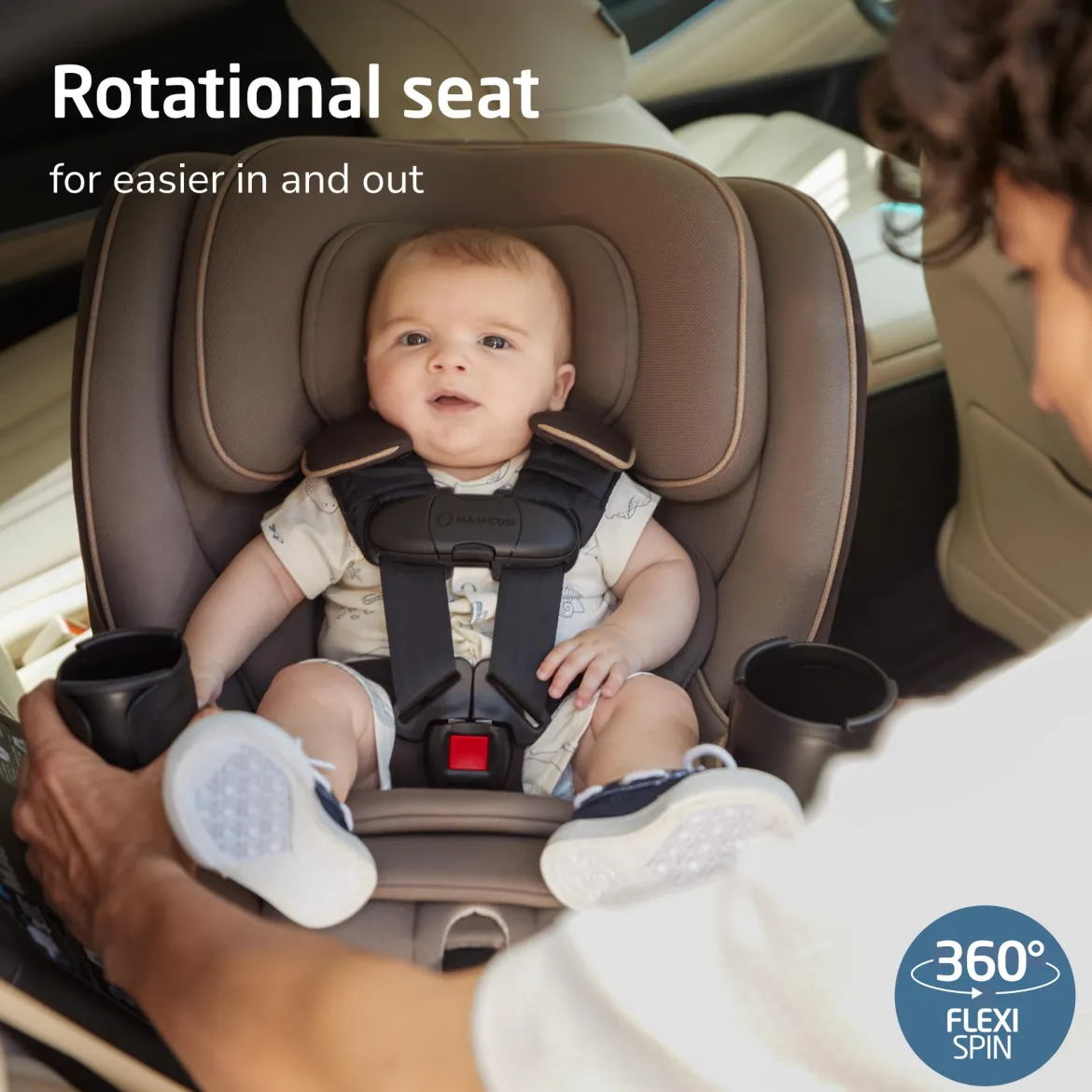 Andi 360° Rotating All-in-One Convertible Car Seat