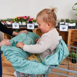 Antibacterial Compact Shopping Cart Cover