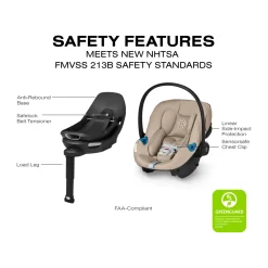 Aton G2 Swivel Infant Car Seat with Load Leg Base