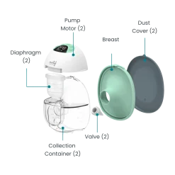 Aura Glow Wearable Breast Pump