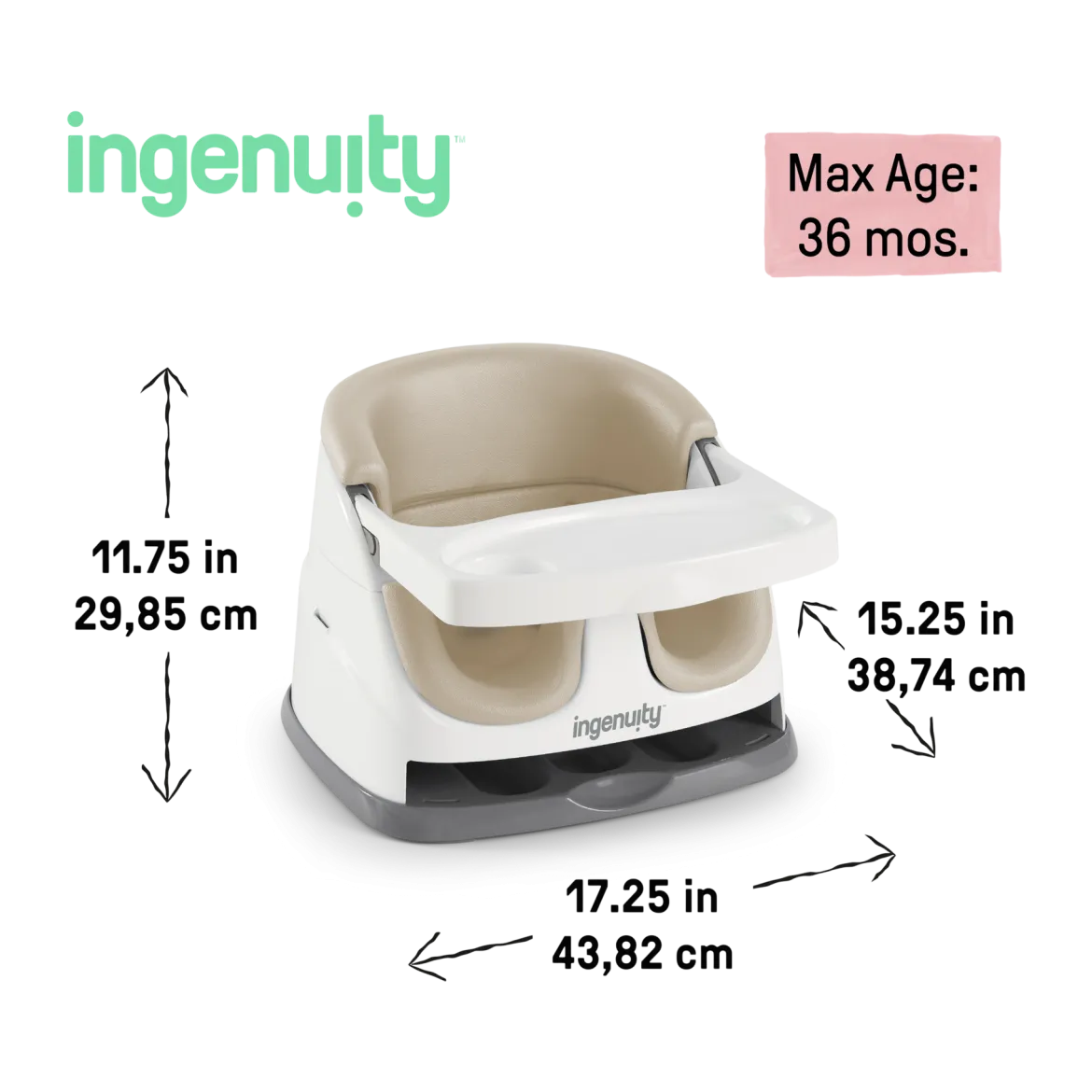 Baby Base 2-in-1 Feeding Booster and Floor Seat