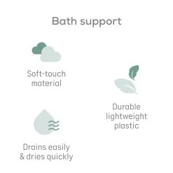 Baby Bath Support & Thermometer Gift Bundle
