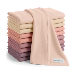 Baby Cotton Burp Cloths (10 Pack)