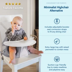 Baby Floor & Booster Seat with Tray
