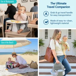 Baby Floor & Booster Seat with Tray
