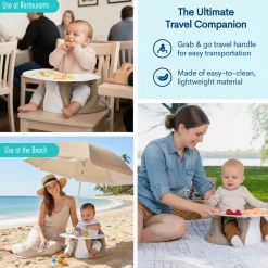 Baby Floor & Booster Seat with Tray
