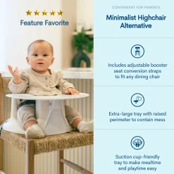 Baby Floor & Booster Seat with Tray