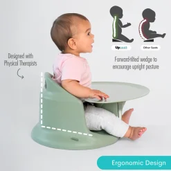Baby Floor & Booster Seat with Tray