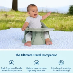 Baby Floor & Booster Seat with Tray