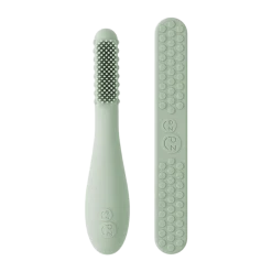 Baby-Led Toothbrush + Sensory Tongue Depressor Dual Pack