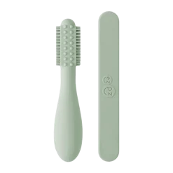 Baby-Led Toothbrush + Sensory Tongue Depressor Dual Pack