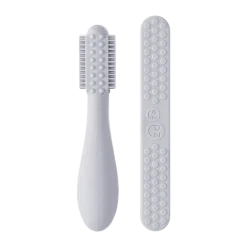 Baby-Led Toothbrush + Sensory Tongue Depressor Dual Pack