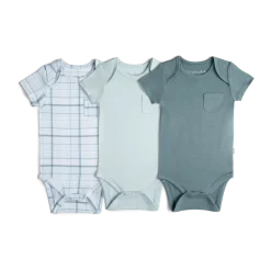 Bamboo Viscose Bodysuit with Pocket (3 Pack)
