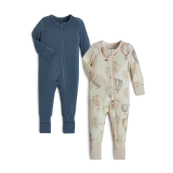 Bamboo Viscose Convertible Footie (2 Pack)