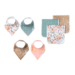 Bandana Bib and Burp Cloth Bundle