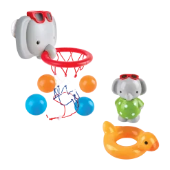 Bath Time Elephant Spin Splash 'n' Swim & Basketball Bundle
