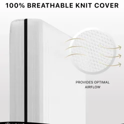 Beautyrest Black BreatheCool 2-Stage Crib and Toddler Mattress