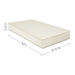 Beautyrest Black Supreme 2-Stage Crib and Toddler Mattress