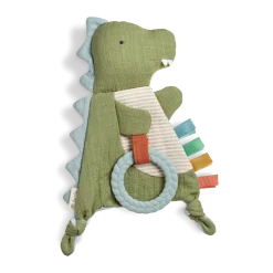 Bitzy Crinkle Sensory Crinkle Toy with Teether