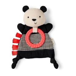 Bitzy Crinkle Sensory Crinkle Toy with Teether