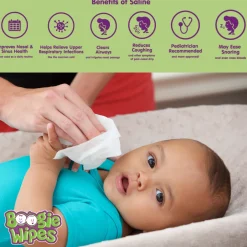 Boogie Wipes Saline Nose Wipes