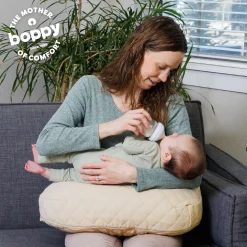 Boppy x Babylist Nursing Pillow with Luxe Fabric Cover