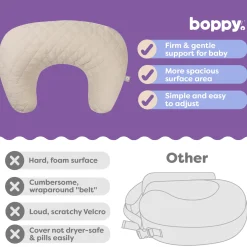 Boppy x Babylist Nursing Pillow with Luxe Fabric Cover