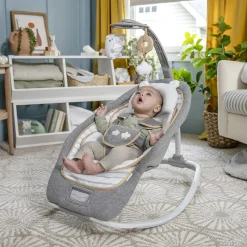 Boutique Collection Rocking Seat with Premium Plush Fabrics