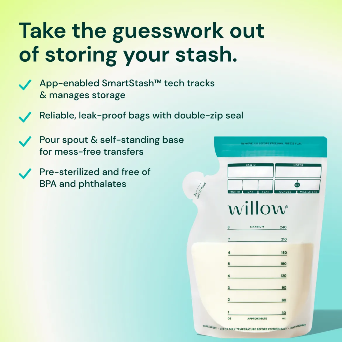 Breast Milk Storage Bags