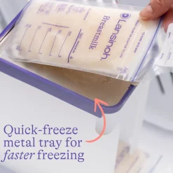 Breastmilk Storage Container with Quick-Freeze Tray