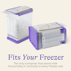Breastmilk Storage Container with Quick-Freeze Tray