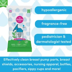 Breast Pump Cleaning Wipes (3 Pack)