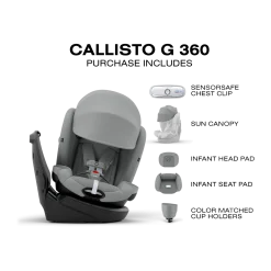 Callisto G 360 Rotating All-in-One Convertible Car Seat