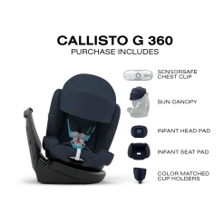 Callisto G 360 Rotating All-in-One Convertible Car Seat