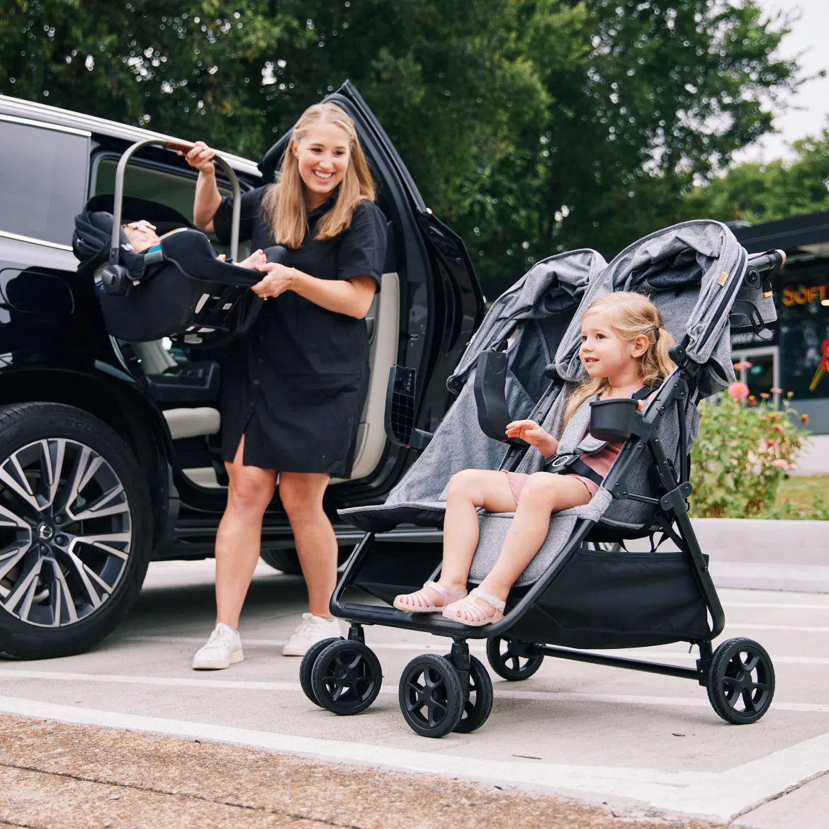 Car Seat Adapter for Twin V2- Nuna, Maxi Cosi, Cybex, Britax