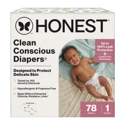 Clean Conscious Disposable Diapers Newborn-Size 2