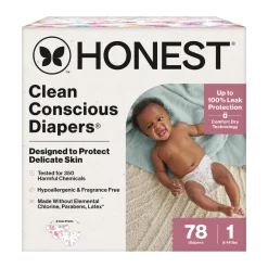 Clean Conscious Disposable Diapers Newborn-Size 2