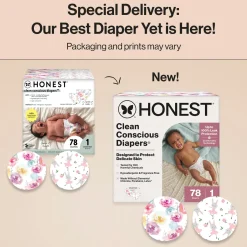 Clean Conscious Disposable Diapers Newborn-Size 2