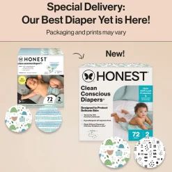 Clean Conscious Disposable Diapers Newborn-Size 2