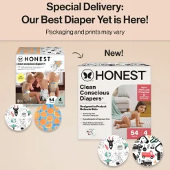 Clean Conscious Disposable Diapers Size 3-5