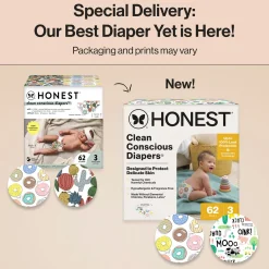 Clean Conscious Disposable Diapers Size 3-5