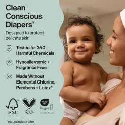 Clean Conscious Disposable Diapers Size 6-7