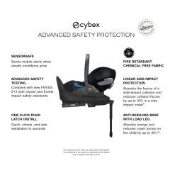 Cloud T Comfort Extend Infant Car Seat with SensorSafe