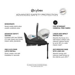 Cloud T Comfort Extend Infant Car Seat with SensorSafe