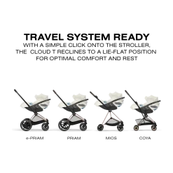 Cloud T Comfort Extend Infant Car Seat with SensorSafe