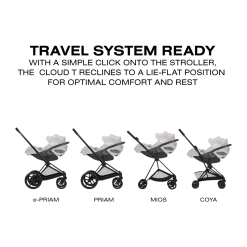 Cloud T Comfort Extend Infant Car Seat with SensorSafe