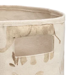Cotton Canvas Storage Bin