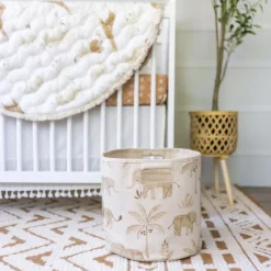 Cotton Canvas Storage Bin