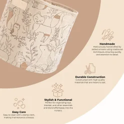 Cotton Canvas Storage Bin