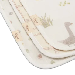 Cotton Muslin and Terry Burp Cloth Set (3 Pack)